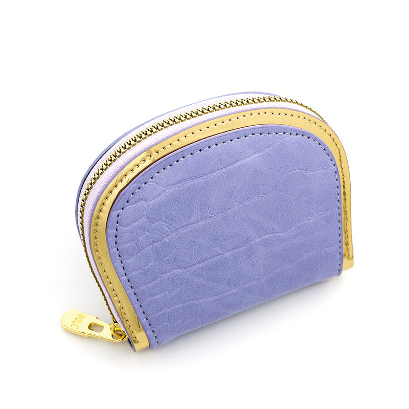 Wholesale PU Ladies Short Zipper Coin Purse
